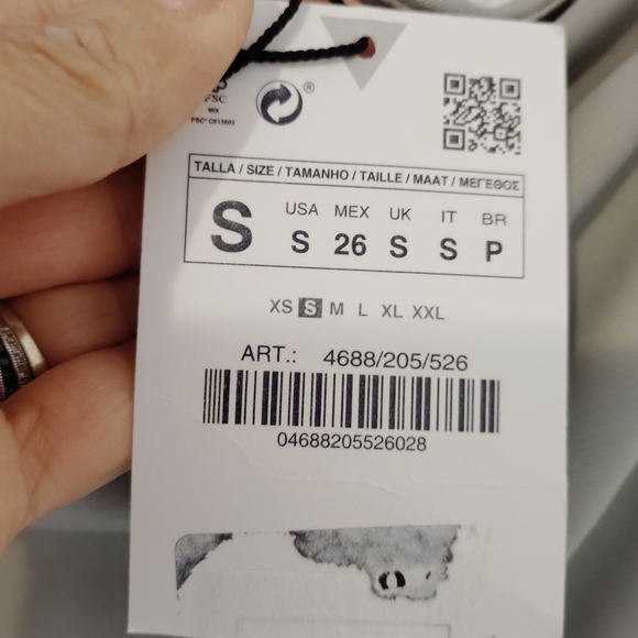 NWT Zara Women's One-Shoulder Ruched Dress - Gray - Picture 7 of 7